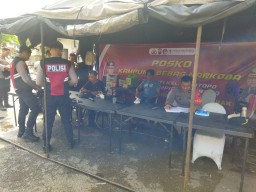 Polres Pelabuhan Tanjung Perak Bangun Posko Cegah Peredaran Narkoba di Jalan Kunti