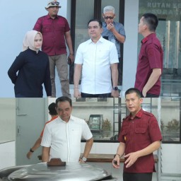 Direktur Sistem dan Strategi Penyelenggaraan Pemasyarakatan Tinjau Penataan Rutan Surabaya
