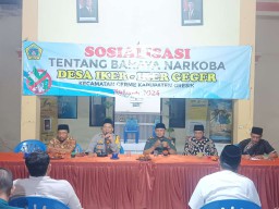 Untuk Mencegah penyalahgunaan Bahayanya Narkoba, Desa Iker-iker Gelar Sosialisasi