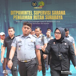 Direktorat Pengamanan dan Intelijen Ditjen Pemasyarakatan Kemenimipas, Kunjungi Rutan Kelas 1 Surabaya