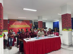 Jelang Pergantian Tahun Lapas Narkotika Kelas IIA Pamekasan Kanwil Kementerian Imigrasi dan Pemasyarakatan Jatim Mengikuti Penguatan oleh Kepala Divisi Pemasyarakatan