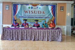 Wisuda Sekolah Orang Tua Hebat TK Melati Desa Baban Sukses Digelar