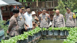 Polres Nganjuk Apresiasi Dukungan Pomosda dan Desa Senjayan dalam Program Ketahanan Pangan