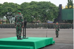 Upacara 17-an, Brigjen TNI Ramli Sebagai Inspektur Telah Melaksanakan Giat Rutin