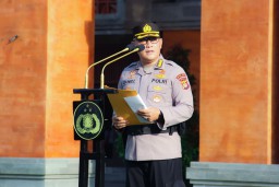 Jadi Inspektur Upacara, Karo Rena Polda Bali: Masyarakat Adalah Mitra Utama Polri