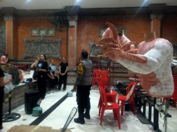 Bhabin Kerobokan Kelod Sambang Dan Datakan Tempat Pembuatan Ogoh Ogoh