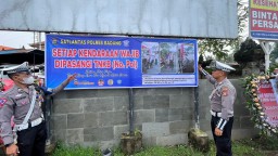 Sosialisasi Larangan Knalpot Brong, Polisi Gunakan Spanduk Sebagai Sarana Informasi