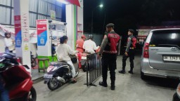 Ciptakan Situasi Tetap Kondusif Personil Sat Samapta Polres Bangli Tingkatkan penggelaran Blue Light di malam hari