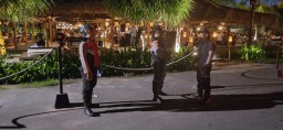 Polsek Kuta Utara Blue Light Patrol Wujudkan Situasi Aman Di Tempat Hiburan Malam