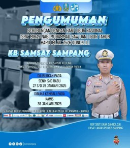 Layanan SIM, BPKB, STNK di Samsat Polres Sampang Tutup Sementara, Begini Informasi dari Kasat Lantas Polres Sampang