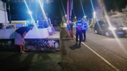 Ciptakan Situasi Tetap Kondusif Personil Sat Samapta Polres Bangli Tingkatkan Penggelaran Blue Light di Malam Hari