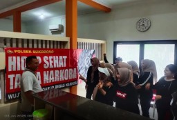Polsek Sukodono Melaksanakan Giat Sosialisasi Penyuluhan Tentang Bahaya Narkoba di Masyarakat Desa Jogosatru