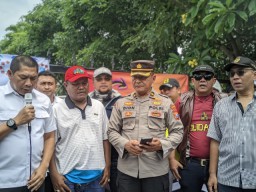Jaringan Anti Rasuah Jawa Timur, Gelar Aksi Demonstrasi di Polda Jatim