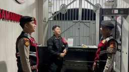 Ciptakan Situasi Tetap Kondusif Personil Sat Samapta Polres Bangli Tingkatkan penggelaran Blue Light di Malam Hari