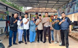 Kunjungan Rekan – Rekan Media dari Surabaya, Silaturahmi Ke Kasat Lantas Sampang Disambut Dengan Harmonis