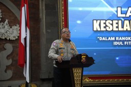 Polda Bali Gelar Latihan Pra Oprasi Keselamatan Agung 2025