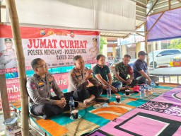 Polsek Menganti Melaksanakan Giat Jum'at Curhat, Menekankan Pentingnya Harkamtibmas