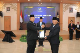 Lantik Sejumlah Pejabat Manajerial, Kakanwil Tegaskan Jangan Ada Negara di Dalam Negara !