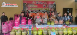 Polresta Sidoarjo Ungkap Kasus Penyalahgunaan LPG Subsidi, 5 Pelaku di Amankan