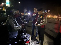 Polres Nganjuk Gelar Patroli SREG, Antisipasi Balap Liar dan Kejahatan Jalanan