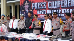 Polres Bondowoso Laksanakan Press Release Hasil Ungkap Kasus