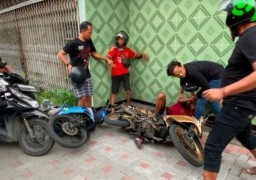 Dua Pencuri Motor Berhasil Ditaklukan Tendangan Polisi Surabaya.