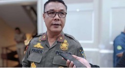 Satpol PP Surabaya Gencarkan Patroli Cegah Gangguan Trantibum di Bulan Ramadhan 2025.