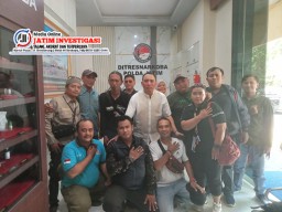 Kasubdit II Ditresnarkoba Polda Jatim Menjalin Silaturahmi Dengan Para Wartawan Dari Berbagai Media