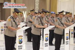 Kapolda Jatim Pimpin Sertijab Pejabat Utama dan Sejumlah Kapolres