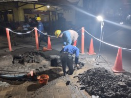 Perbaikan Pipa Bocor PDAM Surabaya, Telah Gerak Cepat 