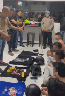 Lima Oknum Anggota Perguruan Silat Diamankan Polres Blitar karena Ganggu Ketertiban Umum