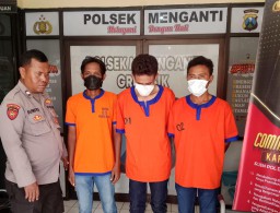 Polsek Menganti Gelar Operasi Pekat, Berhasil Bekuk 3 Tersangka Kerusuhan dan Kriminal