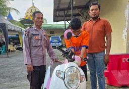 Pelaku Curanmor CA Diamankan Polsek Kenjeran Setelah Ketahuan Mencuri di Kedinding Lor Surabaya