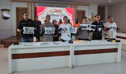 Polrestabes Surabaya Berhasil Ungkap Kasus Premanisme, Lima Oknum LSM Diamankan