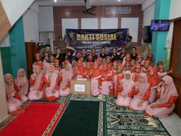 Kunjungan Serdik Sespimmen Polri Dikreg ke-65: Wujud Pengabdian dan Kepedulian Sosial Menjelang HUT Bhayangkari 2025
