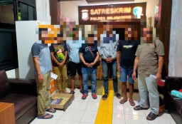 Ini Alasannya, Polres Mojokerto Enggan Tahan 5 Terduga Pelaku Pencurian Kabel Tembaga Milik Telkom
