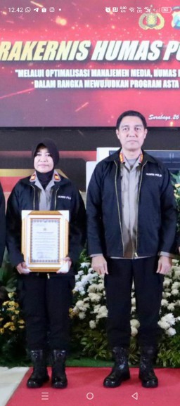 Perkuat Kepercayaan Publik, Sihumas Polres Bangkalan Raih Penghargaan dari Bidhumas Polda Jatim