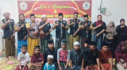 Memperingati Hari Ulang Tahun Bhayangkara Ke-79, LSM GMBI Gelar Giat Rutin Santunan Anak Yatim Dan Duafa