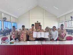Lapas Narkotika Pamekasan Jalin Kerja Sama dengan Kwarcab Gerakan Pramuka dan Sanggar Senam Talang Siring untuk Penguatan Program Pembinaan Warga Binaan