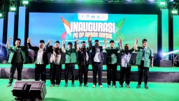 Hadiri Inaugurasi GP Ansor Gresik, Bupati Fandi Akhmad Yani Ajak Ansor Tumbuh Bersama