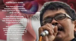 Eko Gagak : Suara Keras dari Pinggir Jalan, Menggugat Bangsa yang Semakin Zalim