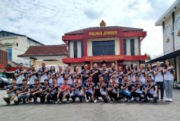 Polres Jember Gelar Lepas Tim Bola Voli Porprov Jawa Timur di Malang