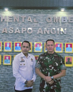 Karutan Sampang Lakukan Kunjungan Perdana ke Kodim 0828 Sampang
