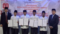 Rutan Sampang Gelar Penyerahan Remisi HUT RI ke-80 dan Pemberian Baksos kepada Keluarga WBP