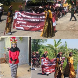 Semarak Karnaval HUT ke-80 RI di Sukodono: Dari Kostum Merah Putih hingga Hiasan Kendaraan