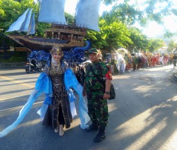 Meriahkan HUT RI ke - 80 Kelurahan Dr. Soetomo Surabaya Gelar Karnaval Budaya
