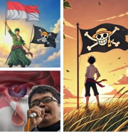 Pengibaran Bendera One Piece Bukan Penghinaan Melainkan Ekspresi Protes Rakyat