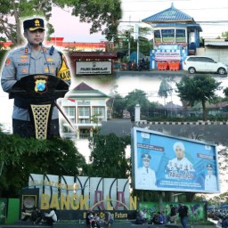 Aksi Damai Di Bangkalan Berjalan Kondusif, Kapolres Bangkalan Sampaikan Apresiasi