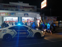 Polres Nganjuk Gelar Patroli Antisipasi Balap Liar dan Bentrok Antar Kelompok di Akhir Pekan
