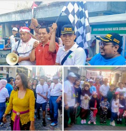 Ratusan Door Prize Dibagikan dalam Rangka Jalan Sehat RW 05 Kelurahan Banyu Urip Surabaya